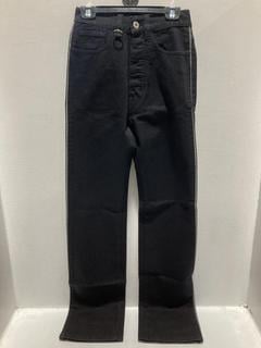 Lot 796  
            Chesterfield SR47 - Parcel Delivery Only 

                
RANDOM IDENTITIES I BLESS THE 90S DENIM BLACK JEANS SIZE 25 ORIGINAL RRP £310. (L...
