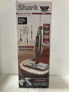 Lot 80  
            Chesterfield SR47 - Parcel Delivery Only 

                
SHARK KLIK N FLIP SMARTRONIC DELUXE STEAM MOP ORIGINAL RRP £140 (LOCATION: F1)