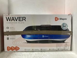Lot 82  
            Chesterfield SR47 - Parcel Delivery Only 

                
LIFEPRO WAVER VIBRATION PLATE ORIGINAL RRP £188 (LOCATION: F1)