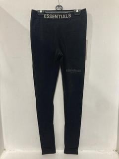 Lot 875  
            Chesterfield SR47 - Parcel Delivery Only 

                
FEAR OF GOD ESSENTIALS ATHLETIC LEGGINGS IN BLACK SIZE XS ORIGINAL RRP £120 (LOCA...