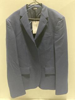 Lot 893  
            Chesterfield SR47 - Parcel Delivery Only 

                
RANDOM IDENTITIES BLAZER IN NAVY SIZE 50. (LOCATION: H5)