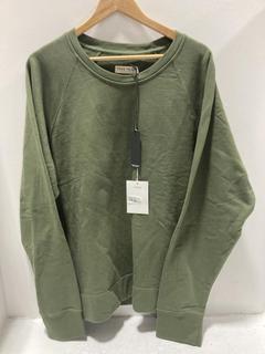 Lot 917  
            Chesterfield SR47 - Parcel Delivery Only 

                
TRUE TRIBE SWEATER IN KAHKI SIZE 2. (LOCATION: H5)