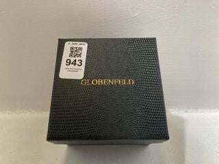 Lot 943  
            Chesterfield SR47 - Parcel Delivery Only 

                
GLOBENFELD LIMITED EDITION FRAMEWORK AUTOMATIC STEEL WATCH - MODEL NO. GF0008 (LO...