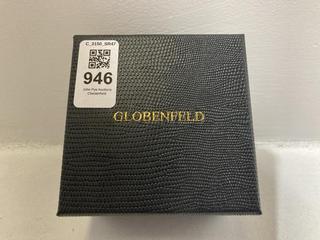 Lot 946  
            Chesterfield SR47 - Parcel Delivery Only 

                
GLOBENFELD ROMAN CHRONO BLUE WATCH - GF0013 (LOCATION: H6)