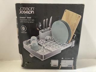 Lot 949  
            Chesterfield SR47 - Parcel Delivery Only 

                
JOSEPH JOSEPH EXTEND STEEL EXPANDABLE DISH RACK (LOCATION: H6)