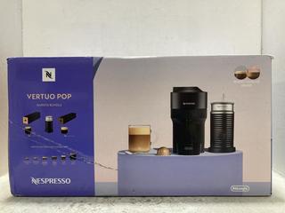 Lot 94  
            Chesterfield SR47 - Parcel Delivery Only 

                
DELONGHI NESPRESSO VERTUO POP BARISTA CAPSULE COFFEE MACHINE ORIGINAL RRP £99 (LO...
