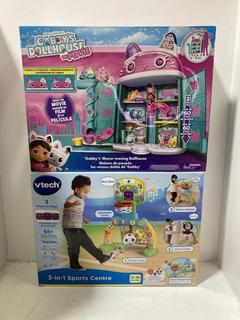 Lot 967  
            Chesterfield SR47 - Parcel Delivery Only 

                
GABBYS DOLLHOUSE THE MOVIE GABBYS MEOW MAZING DOLLHOUSE SET TO INCLUDE VTECH 3 IN...