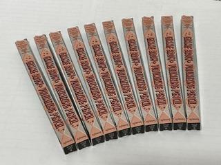 Lot 1077  
            Chesterfield SR46 - Parcel Delivery Only 

                
10 X BENEFIT GIMME BROW + VOLUMIZING PENCIL IN SHADE 6 COOL SOFT BLACK - TOTAL LO...