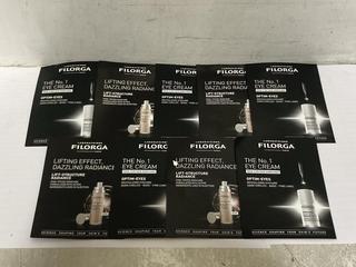 Lot 1155  
            Chesterfield SR46 - Parcel Delivery Only 

                
BOX OF ASSORTED FILORGA SAMPLES TO INCLUDE FILORGA INNOVATION PURIFYING ANTI-AGIN...