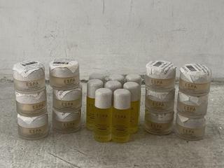 Lot 164  
            Chesterfield SR46 - Parcel Delivery Only 
                
QTY OF ASSORTED ESPA BEAUTY PRODUCTS TO INCLUDE ESPA OVERNIGHT HYDRATION THERAPY ...