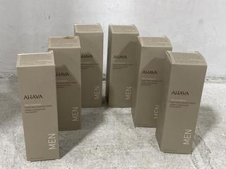 Lot 175  
            Chesterfield SR46 - Parcel Delivery Only 
                
6 X AHAVA TIME TO ENERGISE FOAM-FREE SHAVING CREAM 200ML - TOTAL LOT ORIGINAL RRP...