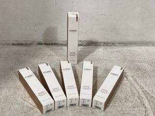 Lot 176  
            Chesterfield SR46 - Parcel Delivery Only 
                
6 X ICONIC RADIANCE BOOSTER SERUM IN SHADE RICH GLOW - TOTAL LOT ORIGINAL RRP £20...