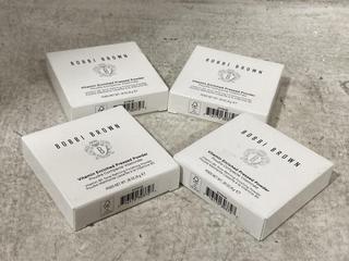 Lot 185  
            Chesterfield SR46 - Parcel Delivery Only 
                
4 X BOBBI BROWN VITAMIN ENRICHED PRESSED POWDER IN SHADE PEACH - TOTAL LOT ORIGIN...