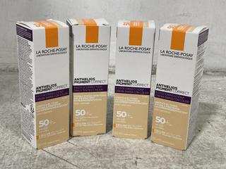 Lot 196  
            Chesterfield SR46 - Parcel Delivery Only 
                
4 X LA ROCHE-POSAY PHOTO CORRECTION DAILY TINTED CREAM WITH SPF 50+ 50ML IN SHADE...