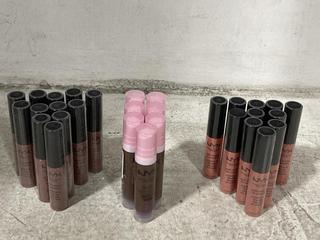 Lot 222  
            Chesterfield SR46 - Parcel Delivery Only 

                
30 X ASSORTED NYX BEAUTY PRODUCTS TO INCLUDE NYX BARE WITH ME CONCEALER SERUM IN ...