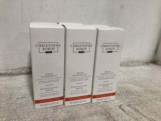 Lot 286  
            Chesterfield SR46 - Parcel Delivery Only 

                
6 X CHRISTOPHE ROBIN REGENERATING SERUM 50ML - TOTAL LOT ORIGINAL RRP £240 (LOCAT...