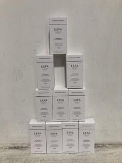 Lot 295  
            Chesterfield SR46 - Parcel Delivery Only 

                
10 X ESPA ENERGISING PULSE POINT OIL 9ML (LOCATION: G4)