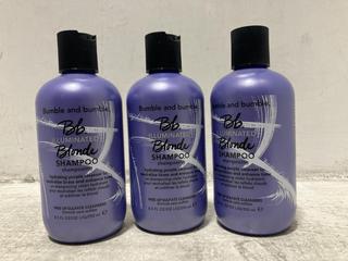 Lot 396  
            Chesterfield SR46 - Parcel Delivery Only 
                
3 X BUMBLE & BUMBLE ILLUMINATED BLONDE SHAMPOO 250ML (LOCATION: G5)