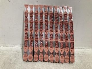 Lot 40  
            Chesterfield SR46 - Parcel Delivery Only 
                
10 X BENEFIT GIMME BROW + VOLUMIZING PENCIL IN SHADE 2 WARM GOLDEN BROWN - TOTAL ...