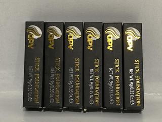 Lot 499  
            Chesterfield SR46 - Parcel Delivery Only 

                
6 X OPV STICK FOUNDATION STICK IN SHADE 10 LATTE (LOCATION: G1)