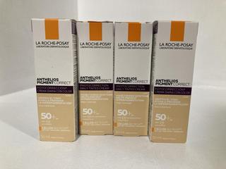 Lot 504  
            Chesterfield SR46 - Parcel Delivery Only 

                
4 X LA ROCHE-POSAY PHOTOCORRECTION DAILY TINTED CREAM WITH 50+ IN SHADE CLARO/LIG...