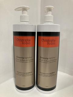 Lot 530  
            Chesterfield SR46 - Parcel Delivery Only 

                
2 X CHRISTOPHE ROBIN REGENERATING SHAMPOO WITH PRICKLY PEAR OIL 1000ML - TOTAL LO...