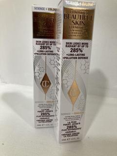 Lot 534  
            Chesterfield SR46 - Parcel Delivery Only 

                
2 X CHARLOTTE TILBURY BEAUTIFUL SKIN FOUNDATION IN SHADE 15 NEUTRAL (LOCATION: G1)