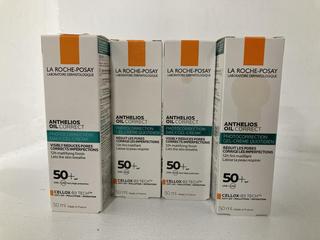 Lot 554  
            Chesterfield SR46 - Parcel Delivery Only 

                
4 X LA ROCHE-POSAY PHOTO CORRECTION DAILY GEL-CREAM WITH SPF50+ - TOTAL LOT ORIGI...