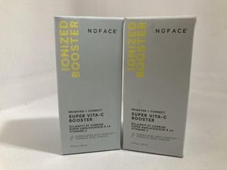 Lot 571  
            Chesterfield SR46 - Parcel Delivery Only 

                
2 X NUFACE IONIZED BOOSTER PROTECT + TIGHTEN SUPER ANTIOXIDANT BOOSTER SERUM 30ML...