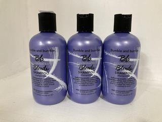 Lot 590  
            Chesterfield SR46 - Parcel Delivery Only 
                
3 X BUMBLE & BUMBLE ILLUMINATED BLONDE SHAMPOO 250ML (LOCATION: G1)