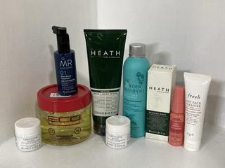 Lot 641  
            Chesterfield SR46 - Parcel Delivery Only 

                
9 X ASSORTED BEAUTY PRODUCTS TO INCLUDE ECO ARGAN OIL STYLER GEL 473ML (LOCATION:...