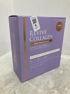 Lot 6  
            Chesterfield SR46 - Parcel Delivery Only 
                
REVIVE COLLAGEN PERIMENOPAUSE PREMIUM LIQUID MARINE COLLAGEN DRINK SUPPLEMENT - 2...