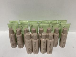 Lot 726  
            Chesterfield SR46 - Parcel Delivery Only 

                
24 X ASSORTED FEKKAI BEAUTY PRODUCTS TO INCLUDE FEKKAI INTENSE HYDRATION SHAMPOO ...