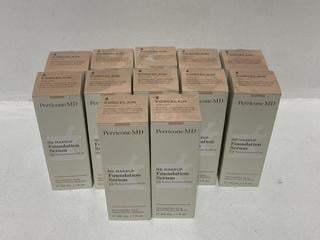 Lot 731  
            Chesterfield SR46 - Parcel Delivery Only 

                
12 X PERRICONE MD NO MAKEUP FOUNDATION SERUM WITH SPF 20 IN SHADE PORCELAIN - TOT...