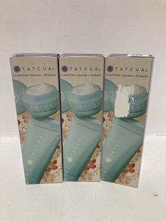 Lot 746  
            Chesterfield SR46 - Parcel Delivery Only 

                
3 X TATCHA CLARIFYING CLEANSE + HYDRATE - THE WATER CREAM 10ML INCLUDED (LOCATION...