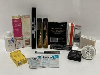 Lot 774  
            Chesterfield SR46 - Parcel Delivery Only 

                
17 X ASSORTED BEAUTY PRODUCTS TO INCLUDE LANCOME SHAPING CREAM LIPSTICK IN SHADE ...