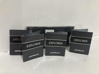 Lot 825  
            Chesterfield SR46 - Parcel Delivery Only 
                
QTY OF MONTBLANC EXPLORER PERFUME 2ML (LOCATION: H3)