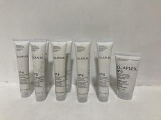 Lot 826  
            Chesterfield SR46 - Parcel Delivery Only 
                
QTY OF ASSORTED OLAPLEX BEAUTY PRODUCTS TO INCLUDE OLAPLEX N08 BOND INTENSE MOIST...