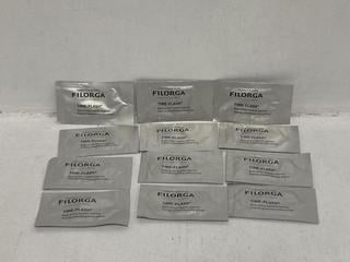 Lot 855  
            Chesterfield SR46 - Parcel Delivery Only 

                
QTY OF FILORGA SAMPLES TO INCLUDE FILORGA TIME-FLASH EXPRESS ACTIVE PRIMER (LOCAT...
