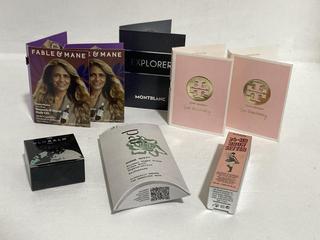 Lot 863  
            Chesterfield SR46 - Parcel Delivery Only 

                
QTY OF ASSORTED SAMPLES TO INCLUDE TORY BURCH LOVE RELENTLESSLY PERFUME 1.5ML (LO...