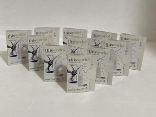 Lot 899  
            Chesterfield SR46 - Parcel Delivery Only 

                
QTY OF THIS WORKS DEEP SLEEP PILLOW SPRAY 2.5ML (LOCATION: H4)