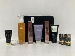 Lot 914  
            Chesterfield SR46 - Parcel Delivery Only 
                
9 X ASSORTED BEAUTY PRODUCTS TO INCLUDE IT COSMETICS HELLO LASHES VOLUMIZING MASC...