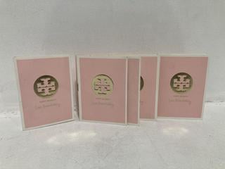 Lot 928  
            Chesterfield SR46 - Parcel Delivery Only 
                
QTY OF TORY BURCH LOVE RELENTLESSLY PERFUME 1.5ML (LOCATION: H4)