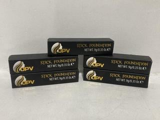 Lot 953  
            Chesterfield SR46 - Parcel Delivery Only 

                
5 X OPV FOUNDATION STICK IN SHADE 08 HAZEL (LOCATION: H5)