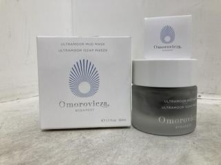 Lot 9  
            Chesterfield SR46 - Parcel Delivery Only 
                
OMOROVICZA ULTRAMOOR MUD MASK 50ML (BBE MAY BE EXPIRED) (LOCATION: G2)