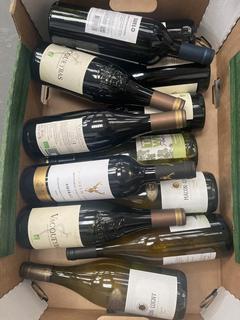 Lot 111  
            Chesterfield SR40 - Collection or Optional Delivery Available 

                
12 X ASSORTED BOTTLES OF WINE TO INCLUDE VACQUEYRAS, MACON-LUGNY AND WILHELM HOLT...