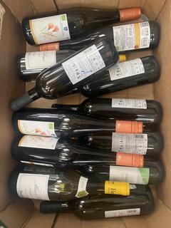 Lot 137  
            Chesterfield SR40 - Collection or Optional Delivery Available 

                
12 X ASSORTED BOTTLES OF WINE TO INCLUDE BONOT PERE & FILS AND BONELLI (LOCATION:...