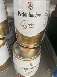 Lot 161  
            Chesterfield SR40 - Collection 

                
4 X 5L KEGS OF PERLENBACHER BEER (LOCATION: SR39)(18+ ID MAY BE REQUIRED UPON COL...