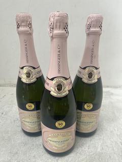 Lot 172  
            Chesterfield SR40 - Collection or Optional Delivery Available 

                
3 X BOTTLES OF BISSINGER & CO. BRUT ROSE CHAMPAGNE 750ML ABV 12.5% (LOCATION: SR3...