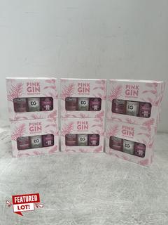Lot 18  
            Chesterfield SR40 - Collection or Optional Delivery Available 
                
10 X PINK GIN GIFT SETS TO INCLUDE GORDON'S, EDINBURGH GIN DISTILLERY AND GREENAL...
